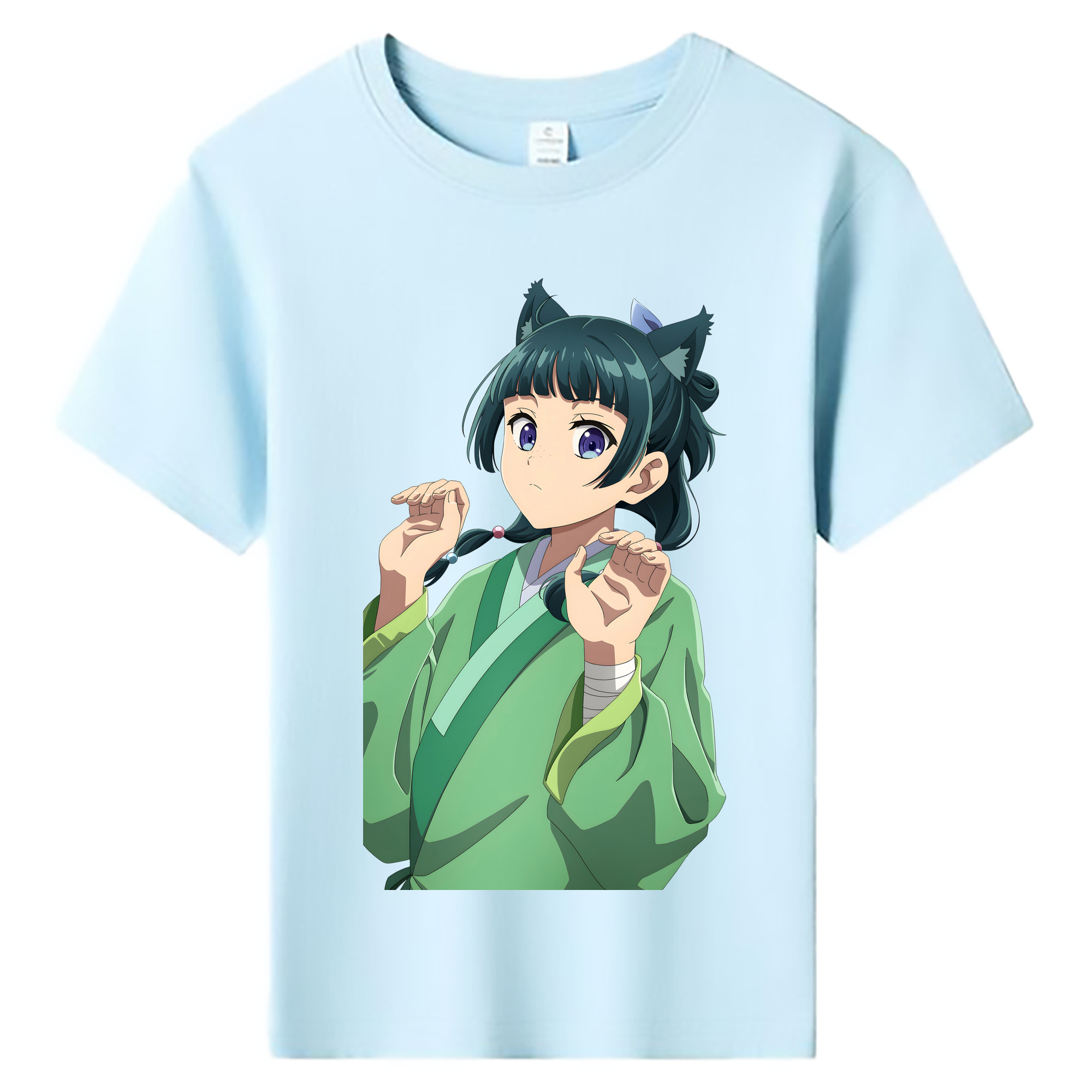 （画像用） 薬屋のひとりごと The Apothecary Diaries 綿100％キッズTシャツ（フロントプリント）